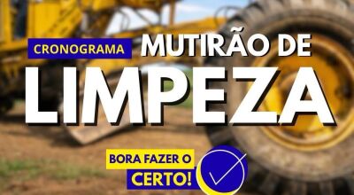 Mutir&atilde;o de Limpeza come&ccedil;a hoje em Bonito; confira a programa&ccedil;&atilde;o completa