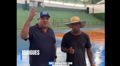 Prefeito destaca revitaliza&ccedil;&atilde;o do Gin&aacute;sio de Esportes em Bonito