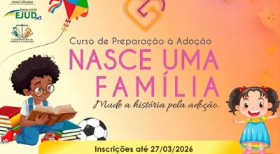 Inscri&ccedil;&otilde;es abertas para o curso de prepara&ccedil;&atilde;o &agrave; ado&ccedil;&atilde;o