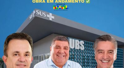 Prefeito destaca conquista com constru&ccedil;&atilde;o da nova Unidade B&aacute;sica de Sa&uacute;de de Bonito