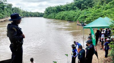 Guarda Municipal realiza a seguran&ccedil;a da 4&deg; edi&ccedil;&atilde;o do festival de pesca esportiva  
