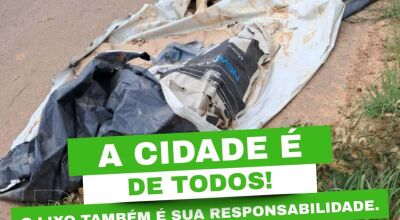 Prefeitura faz alerta sobre registros de lixo e entulhos descartados de forma irregular  em Bonito