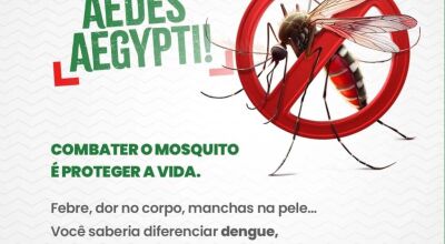 Alerta de sa&uacute;de: popula&ccedil;&atilde;o deve redobrar cuidados contra dengue, zika e chikungunya