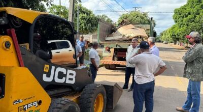Prefeito acompanha mutir&atilde;o de limpeza em Bonito