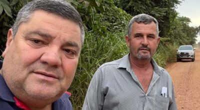 Prefeito visita Estrada da S&atilde;o Geraldo em Bonito