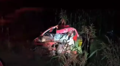 Motorista morre e dois ficam feridos em acidente em MS