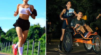Mulher transforma luto em combust&iacute;vel e encontra no esporte  