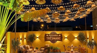 TR&Ecirc;SMANE PIZZARIA AMPLIA ESTRUTURA E PREPARA NOVO ESPA&Ccedil;O PARA CLIENTES EM BONITO/MS