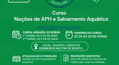 Capacita&ccedil;&atilde;o em No&ccedil;&otilde;es de Primeiros Socorros e Salvamento Aqu&aacute;tico come&ccedil;a hoje