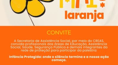 Palestra 'Infância Protegida: onde o silêncio termina e a nossa ação começa' acontece dia 28