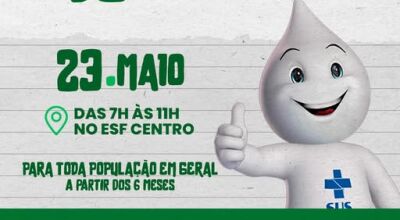 Bonito promove vacina&ccedil;&atilde;o para toda popula&ccedil;&atilde;o no ESF Centro  