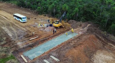Obras no Anel Viário seguem a todo vapor em Bonito
