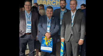 Prefeito destaca agenda produtiva em Bras&iacute;lia durante Marcha dos Munic&iacute;pios