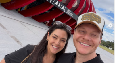 Michel Teló e família curtem passeio no Aquário do Pantanal