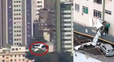 Avi&atilde;o cai, bate em pr&eacute;dio e deixa dois mortos em Belo Horizonte