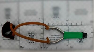 Atingido por pedrada disparada por estilingue, homem pode ficar cego de um olho