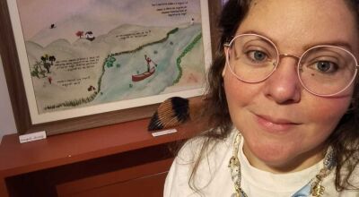 Jornalista e bordadeira de Bonito (MS) leva obra inspirada no Rio Paraguai para exposição no MASP 