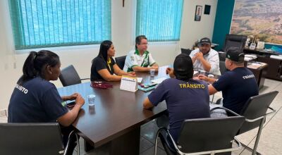 Bonito recebe visita t&eacute;cnica da AGETRAN de Rio Brilhante 