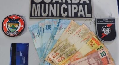 Guarda Municipal recupera pertences de v&iacute;tima de roubo e prende autor em flagrante em Bonito