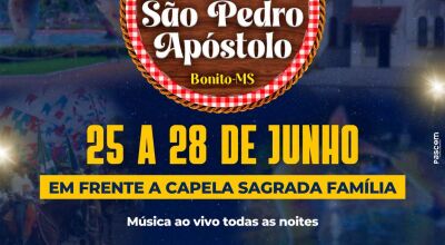 Festa da Sagrada Fam&iacute;lia promete quatro dias de f&eacute;, tradi&ccedil;&atilde;o e confraterniza&ccedil;&atilde;o em Bonito