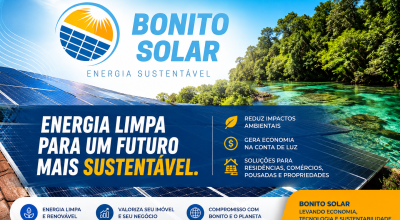 Bonito Solar destaca avan&ccedil;o da energia sustent&aacute;vel na Capital do Ecoturismo