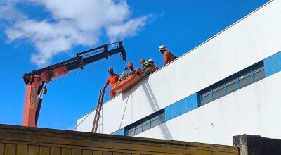 Trabalhador sofre choque el&eacute;trico e tem queimaduras graves em MS