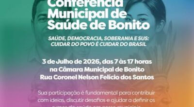 10&ordf; Confer&ecirc;ncia Municipal de Sa&uacute;de acontece amanh&atilde; em Bonito