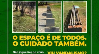 Vandalismo prejudica a Praça do Bom Viver e toda a comunidade