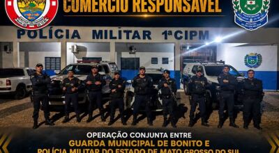 Guarda Municipal e PM intensificam fiscaliza&ccedil;&atilde;o contra venda de &aacute;lcool a menores e consumo de drogas