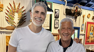 Reynaldo Gianecchini conhece a gastronomia pantaneira durante visita a Casa do Jo&atilde;o, em Bonito