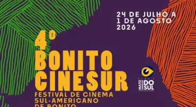 4&ordm; Bonito CineSur re&uacute;ne cinema, cultura e grandes atra&ccedil;&otilde;es em programa&ccedil;&atilde;o gratuita