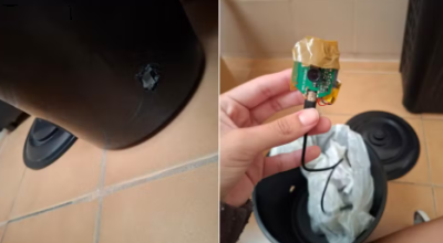 Padrasto &eacute; preso suspeito de instalar c&acirc;mera no banheiro da enteada de 18 anos 