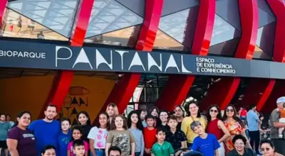 Alunos vencedores do Concurso de Desenhos 2025 visitam o Bioparque Pantanal