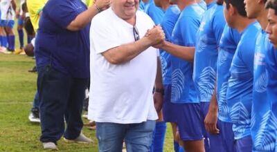 Prefeito Josmail Rodrigues prestigia final do Campeonato Municipal de Futebol Amador em Bonito