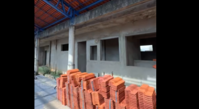Obras da nova creche da Vila Marambaia avan&ccedil;am e refor&ccedil;am investimento na educa&ccedil;&atilde;o infantil