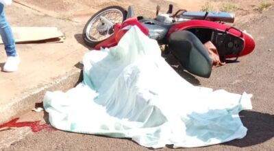 Cozinheira de asilo morre durante acidente de moto em MS