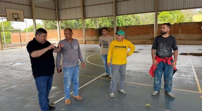 Josmail vistoria Escola Jo&atilde;o Alves e anuncia reforma e manuten&ccedil;&atilde;o na unidade