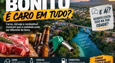 Bonito &eacute; caro mesmo? Carne, cerveja e combust&iacute;vel mostram outra realidade