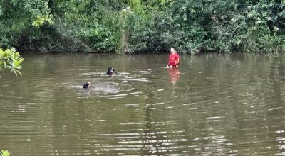 Homem sai para pescar com o pai e desaparece em rio 