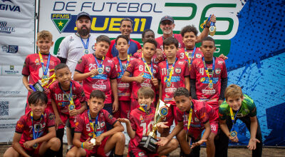 Pinheiros vence DAC e conquista Festival de Futebol Sub-11 em Maracaju