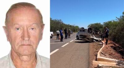 Empres&aacute;rio de 75 anos morre e tr&ecirc;s ficam feridos em acidente