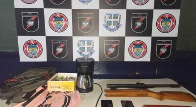 ROMU realiza pris&atilde;o em flagrante durante ocorr&ecirc;ncia envolvendo furto, recepta&ccedil;&atilde;o e arma de fogo 