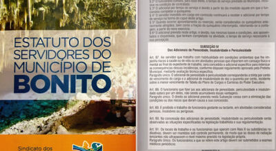Prefeitura regulariza o pagamento do adicional de insalubridade a diversos servidores em Bonito (MS)
