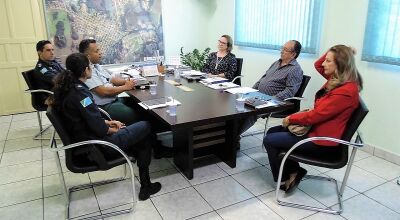 Prefeito e comandante da PM debatem continuidade do PROERD em Bonito