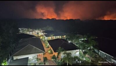 Incêndio destruiu cerca de 50 hectares em Bonito (MS)