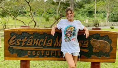 A eterna Juma, de Pantanal, se encanta com visitas aos atrativos de Jardim e Bonito (MS)