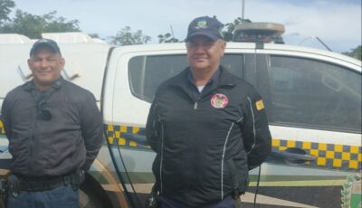 Guarda Municipal e policial militar salvam criança engasgada no distrito Águas do Miranda