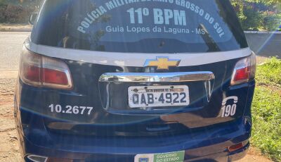 Horas após prender autores de roubo, PM de Guia Lopes da Laguna Impede roubo a motocicleta em Jardim