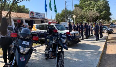Inauguração das novas instalações da Guarda Municipal de Bonito e entrega da armamentos e viaturas