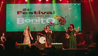 Domingo tem show com Ira, VEJA programação completa do último dia do Festival de Inverno de Bonito